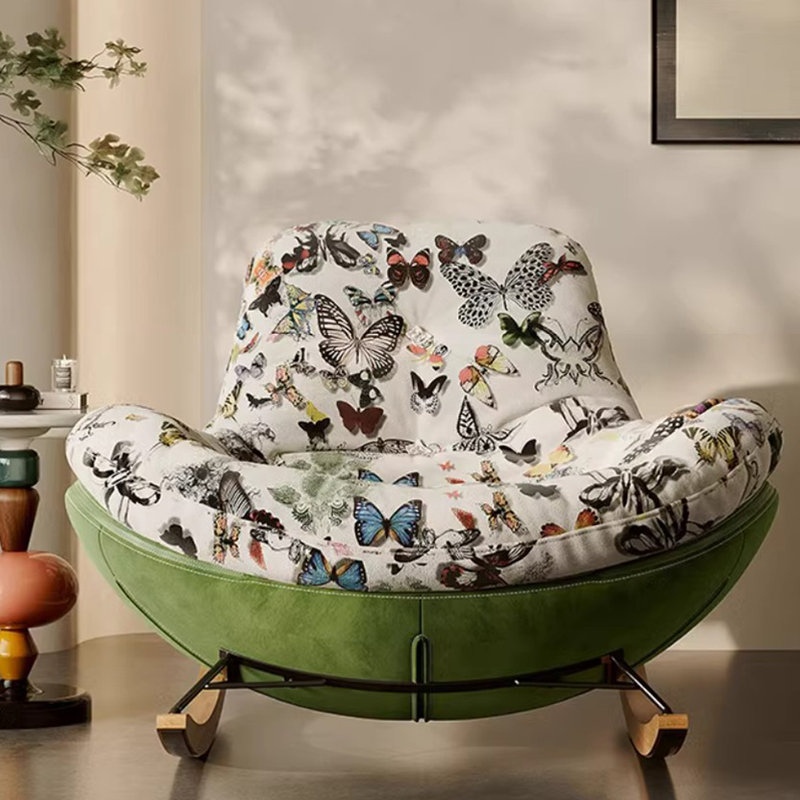 Simple Modern Rocking Chair Leisure Light Luxury Rocking Chair